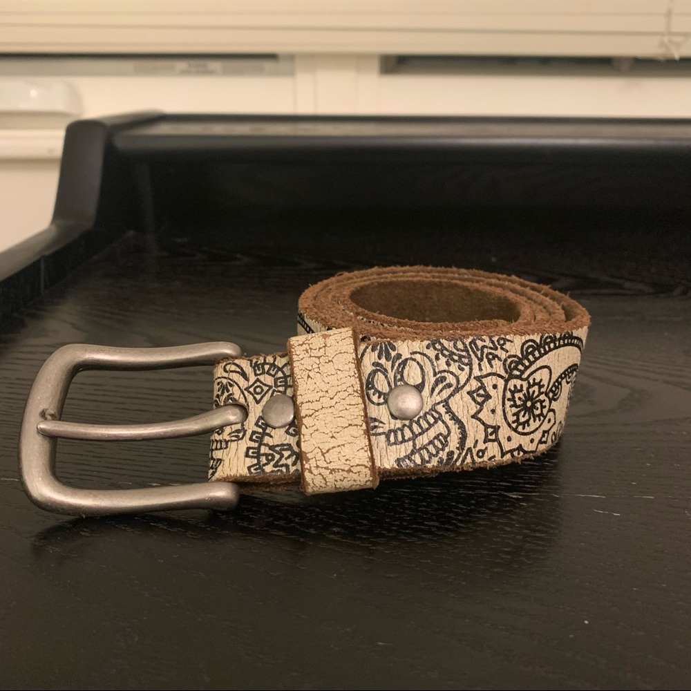 Vintage Candy Skull Belt